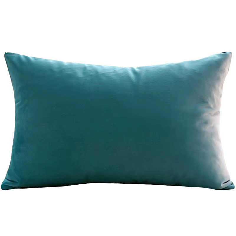 CANIRICA Kissenbezug aus Samt in Petrol, minimalistisches Design für dein Sofa, B/H: 50 x 70 cm - Bild 2
