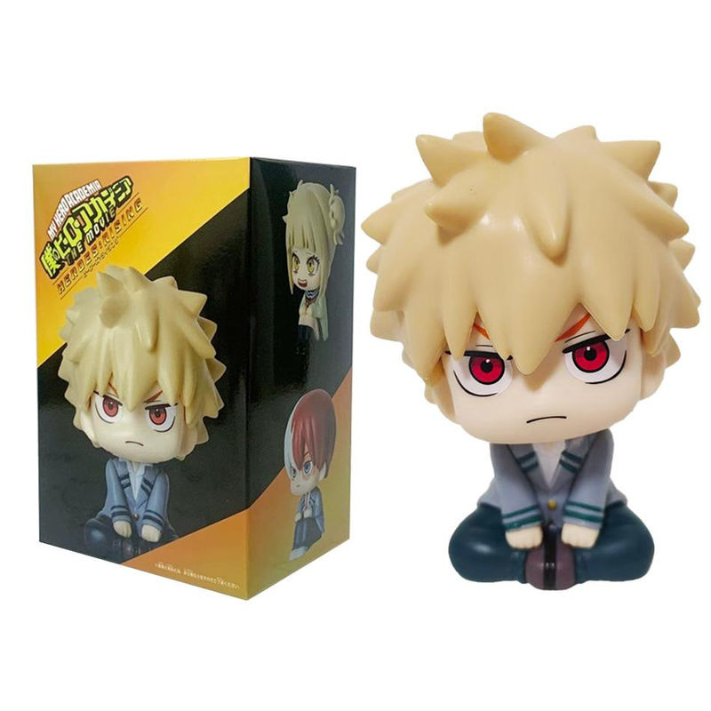 6er-Set My Hero Academia Anime Actionfiguren von Fashnics mit Midoriya Izuku, Bakugou Katsuki, Todoroki Shouto und Ochaco Uraraka in Multicolor aus PVC - Bild 2