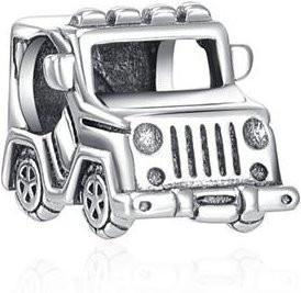 FOXANRY Jewelry Anhänger Bus Auto, 925 Silber, Damen, grau - Bild 1