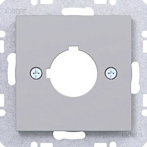 Hager Abdeckung WAF1172TA in Titan/Silber/Grau - Bild 1