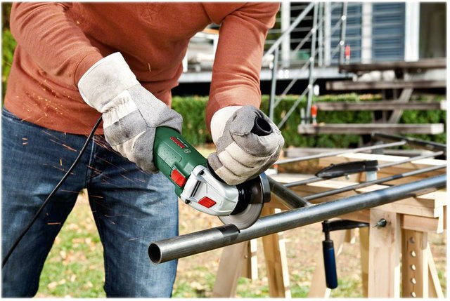 Bosch PWS 750-115 Winkelschleifer in Grün mit 125 mm Schleibscheibendurchmesser - Bild 1