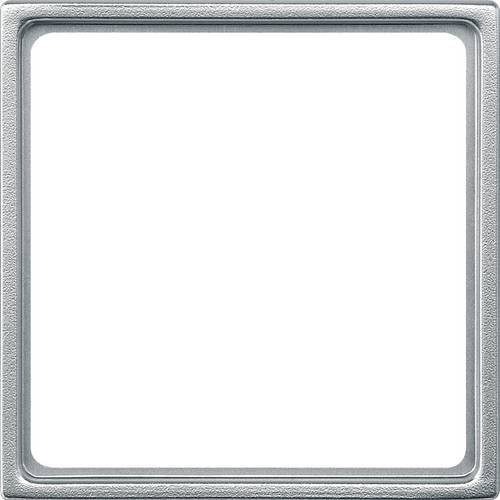 Merten Zwischenrahmen Abdeckung System M aus Aluminium in Silber - Bild 1
