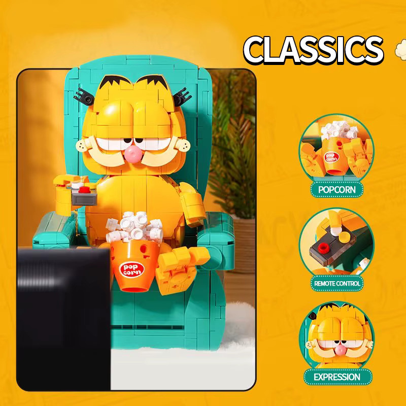 SLUBAN Garfield Sitzende Katze auf Sofa, Bausteine, Bunt / Mehrfarbig - Bild 2