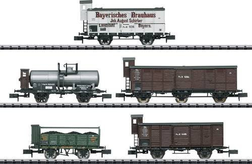 MiniTrix T15284 N Güterwagen 5er-Set Pfalz - Bild 1