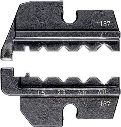 Knipex Crimpeinsatz 97 49 61 für gedrehte Kontakte Harting in Schwarz - Bild 1