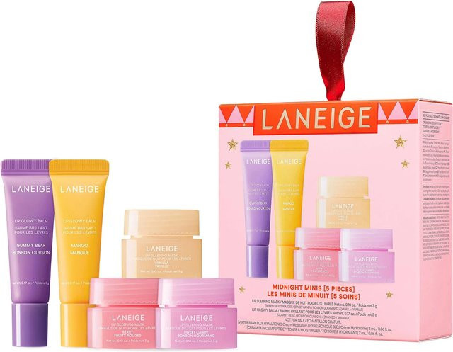 LANEIGE Midnight Minis Set, Lippenschlafmaske und Lip Glowy Balm - Bild 1