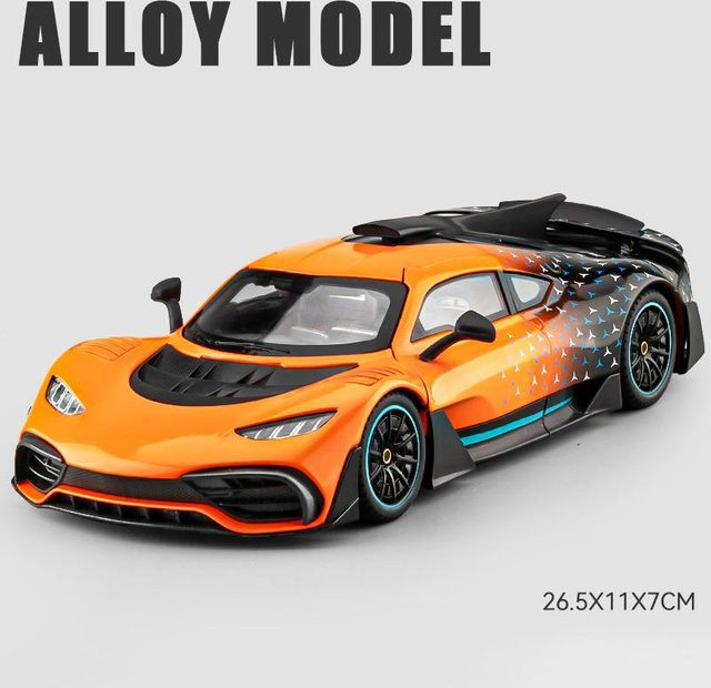 Linyi toy car Mercedes Benz Amg One 300Sl Gtr Gt Supercar, Modellauto, 1:18, Metall, ab 14 Jahren - Bild 1