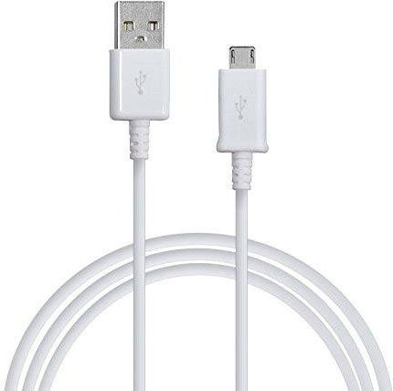 Samsung USB auf Micro-USB Kabel in Weiß, Länge: 1,50 m - Bild 1