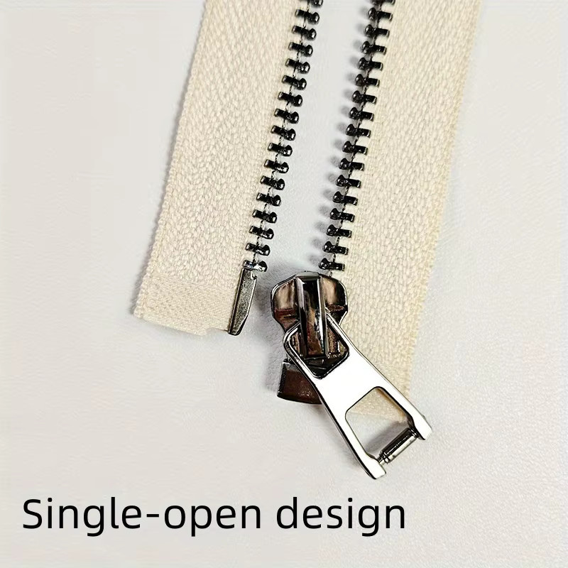 10 Stück Metall Reißverschlüsse mit Y-Zähnen in Schwarz und Braun, Länge: 40 bis 80 cm, Nähzubehör für Kleidung und DIY-Projekte - Bild 3