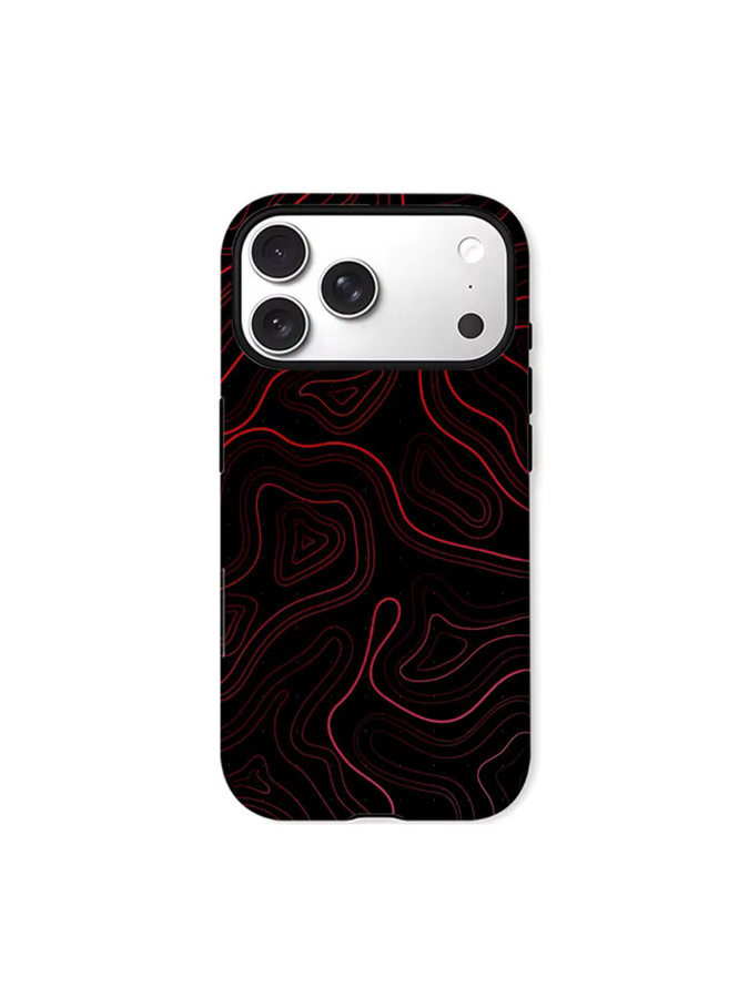 Robuste Topo Handyhülle von Potdemiel für iPhone 17 16 15 14 13 Pro Max Plus in Rot mit Magnetfunktion und Doppel-Schicht-Schutz - Bild 6
