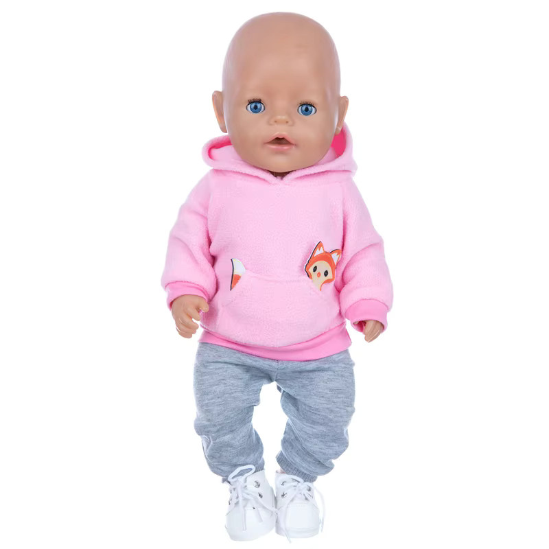 siaustp Fuchsanzug für 17-Zoll-Babypuppe, Babypuppenkleidung - Bild 2