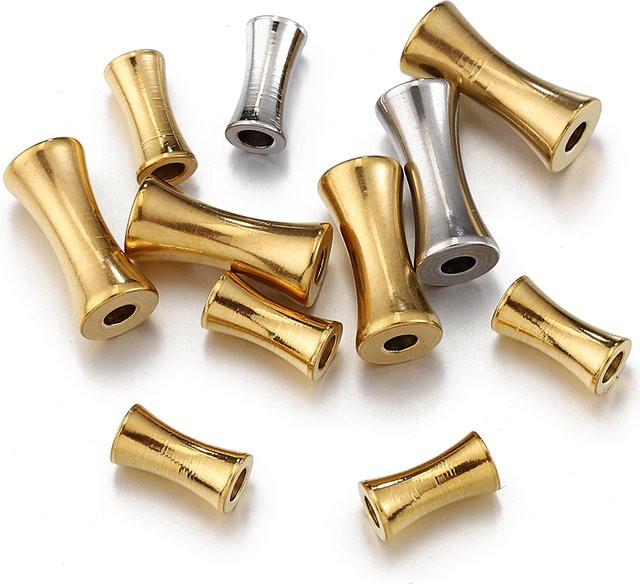 Spacer Perlen Edelstahl, Unisex - Bild 1