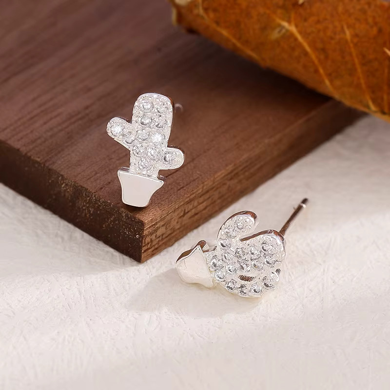 GaGa-Duck Ohrstecker 925 Silber, Diamant, Zirkonia - Bild 2