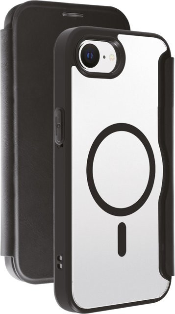 Vivanco MAG PREMIUM Wallet für iPhone SE 4 (2025), Schwarz, MagSafe Support mit 2.0m Drop-Protection - Bild 1