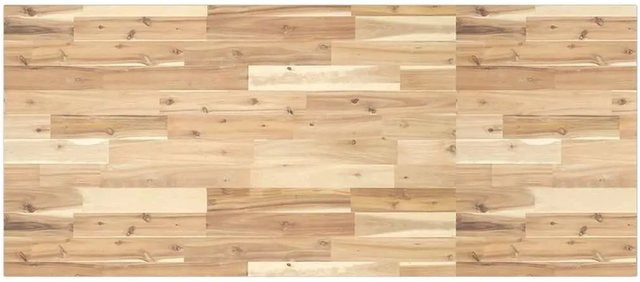 vidaXL Tischplatte Rechteckig aus Massivholz Akazie in Natural Stone, Braun, B: 120 cm, T: 60 cm, H: 2 cm - Bild 1