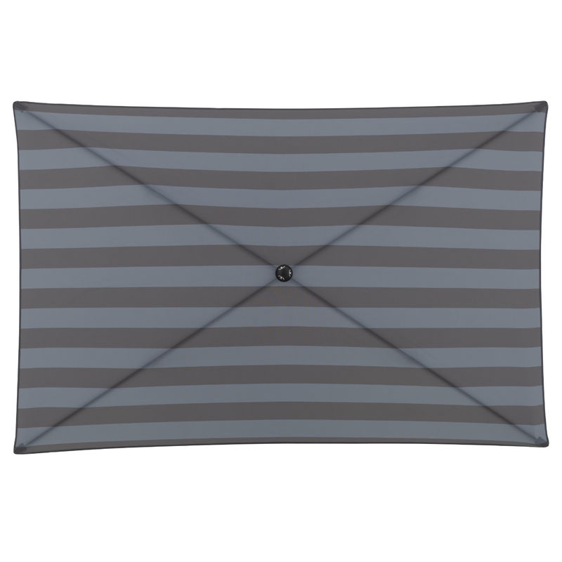 Doppler Sonnenschirm myZONE Mittelstockschirm mit Blockstreifen in Anthrazit, B: 190 cm, T: 125 cm - Bild 2