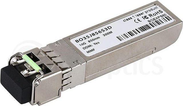 BlueOptics 10G-SFP-SR-S SFP Transceiver Faseroptik Silber mit 10000 Mbit/s Datenübertragungsrate - Bild 1