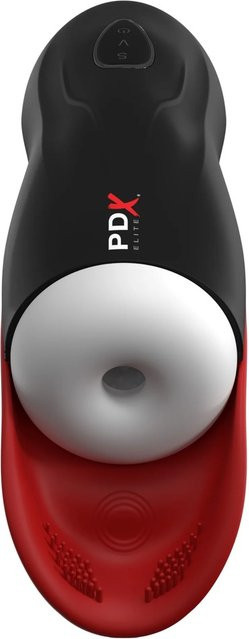 PDX Elite Masturbator Fap-O-Matic Pro mit Vibro-Hodenstimulator in Schwarz - Bild 1