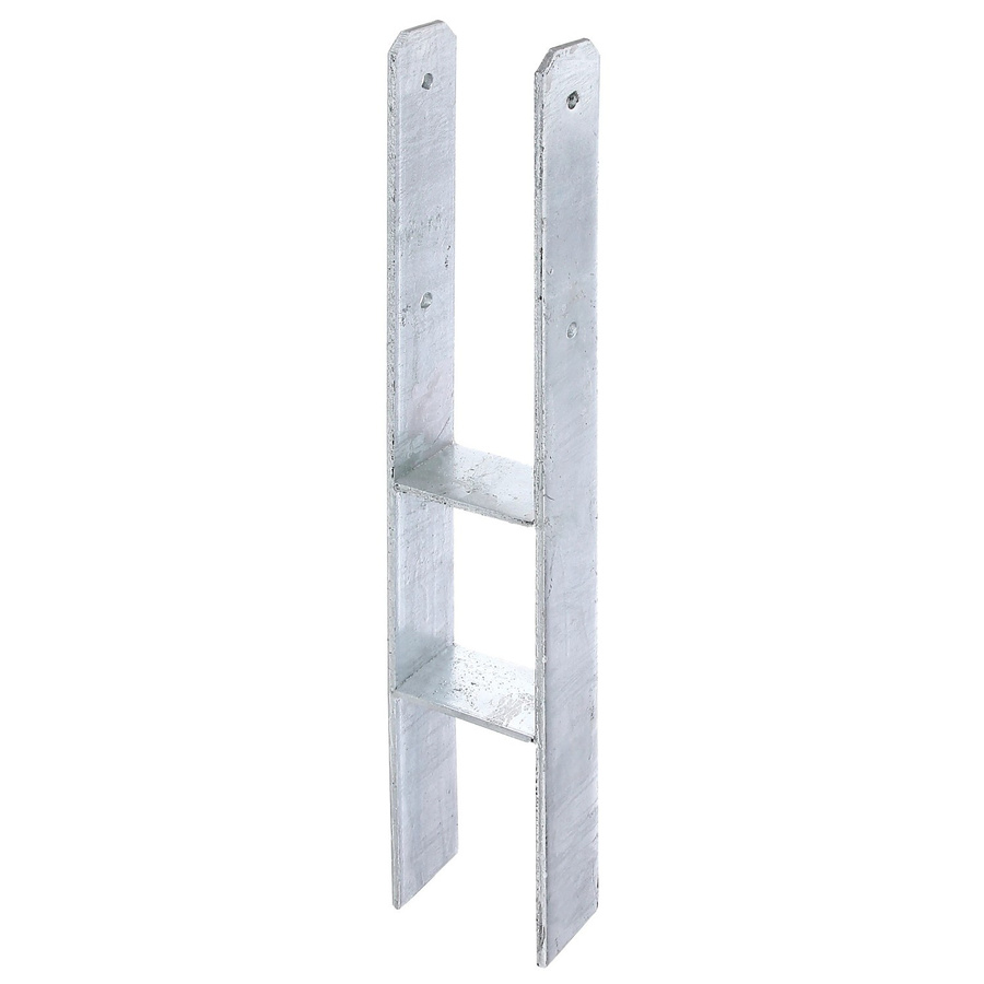 GAH Alberts H-Pfostenträger aus Stahl, Feuerverzinkt, Farbe: Silber, B/T/H: 11,6 x 80 x 400/800 mm - Bild 2