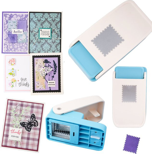 Quadratische und rechteckige Selbststempel-Sets für DIY-Projekte aus Kunststoff, 1,5 x 1,5 Zoll und 1,25 x 1,5 Zoll - Bild 1