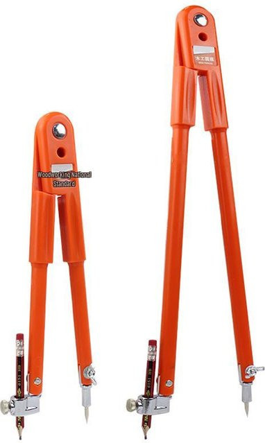 GearUp AutoMoto Professioneller Metallzirkel in Orange mit Verlängerungsstange, Höhe: 150 cm - Bild 1