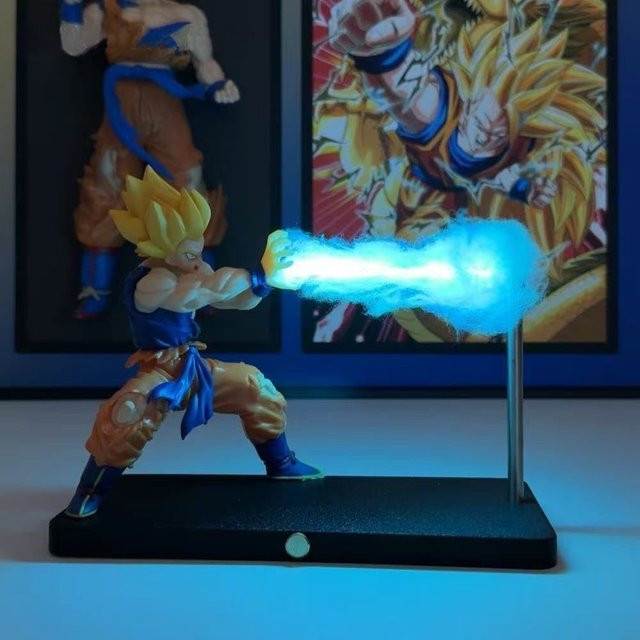 Bandai Dragon Ball Son Goku Kamehameha Nachtlampe, Desktop-Dekoration, Bunt / Mehrfarbig - Bild 1
