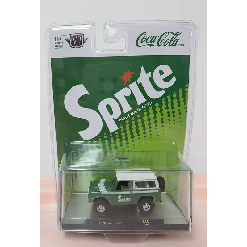 M2 Machines 1976 Bronco Green Sprite, Diecast Model, 1:64, ab 14 Jahren - Bild 2