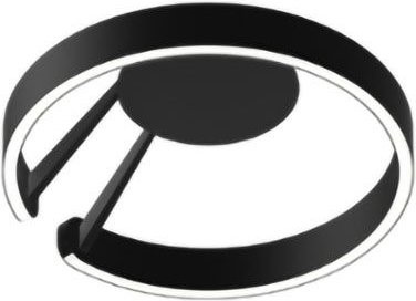 Occhio Mito Aura 40 LED Wand- und Deckenleuchte in Schwarz Matt mit Occhio Air Modul und dimmbarer Farbtemperatur (2700K - 4000K) - Bild 1