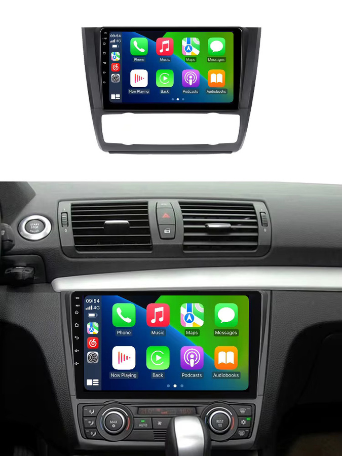 STRONGNAVI 2 DIN Autoradio mit Android Auto und Apple CarPlay für BMW 1er-Serie E81 E82 E87 E88 (2004-2011) in Schwarz mit Wi-Fi und GPS - Bild 5