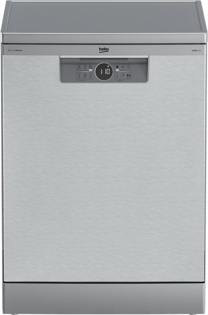 Beko Stand-Geschirrspüler BDFN26441SC in Silber mit Aquastop, Breite: 60 cm - Bild 1