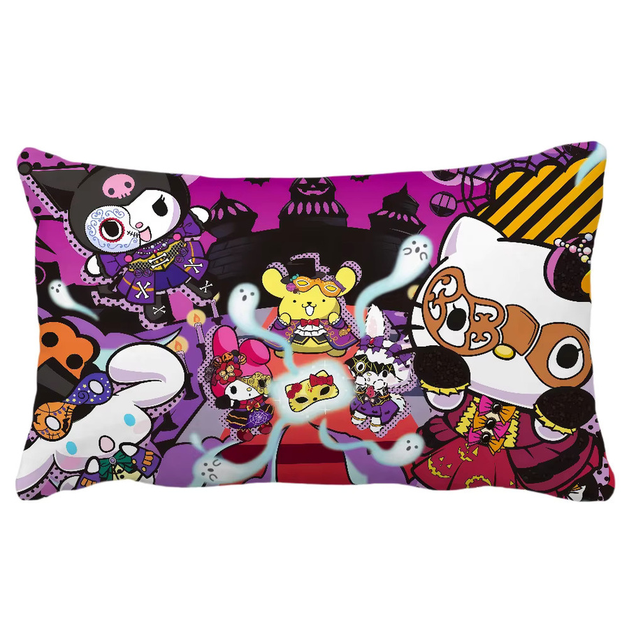 Sanrio Halloween Magische SRO Katze Kissenbezug Multicolor, Rechteckiger Kissenbezug für Sofa und Wohnzimmer - Bild 7