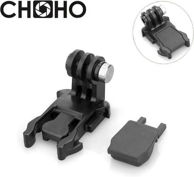 CHOHO Quick Release Schnalle Basis-Montage für GoPro Hero13, Hero12, DJI OSMO Action 5 Pro und Insta360 X5 in Schwarz - Bild 1
