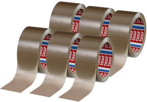 tesa tesapack 4280 PP Packband Braun, 6 Rollen, Breite: 50 mm, Länge: 66 m - Bild 1