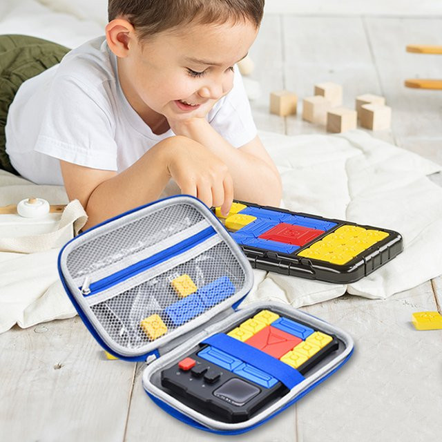 GiiKER Hartschalenkoffer für Brain Games Super Slide Huarong Road mit Netztasche - Bild 1