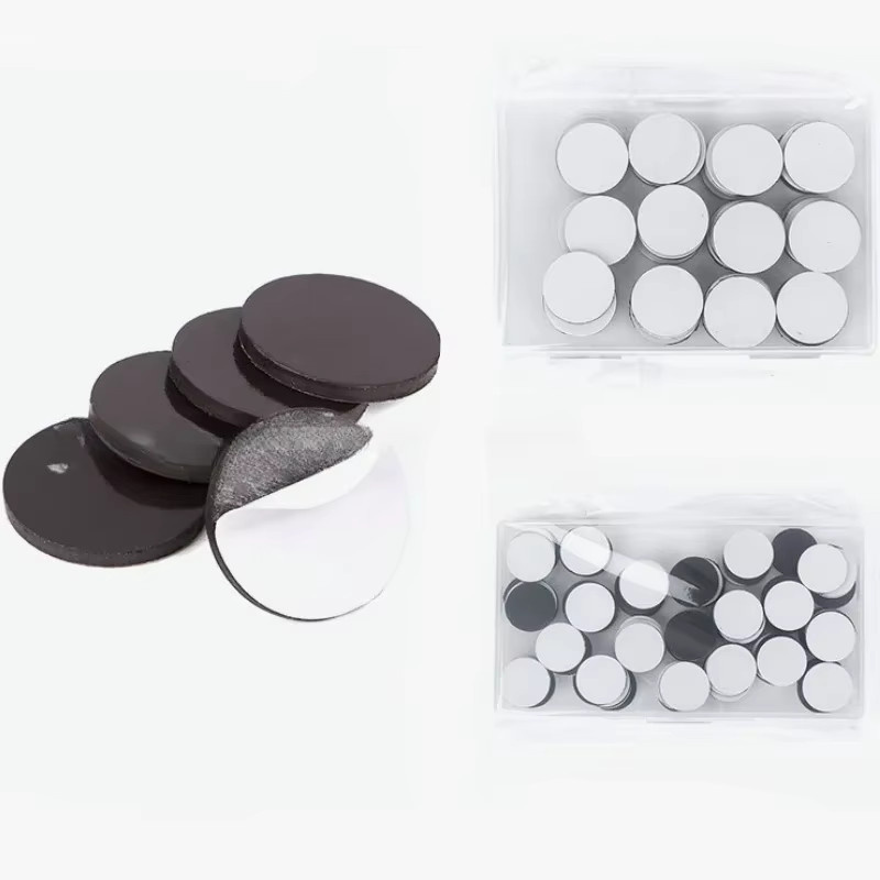 Selbstklebende Magnetfolien in Runde Form mit 20-40mm Durchmesser für DIY-Projekte und Kühlschrankmagnete - Bild 4