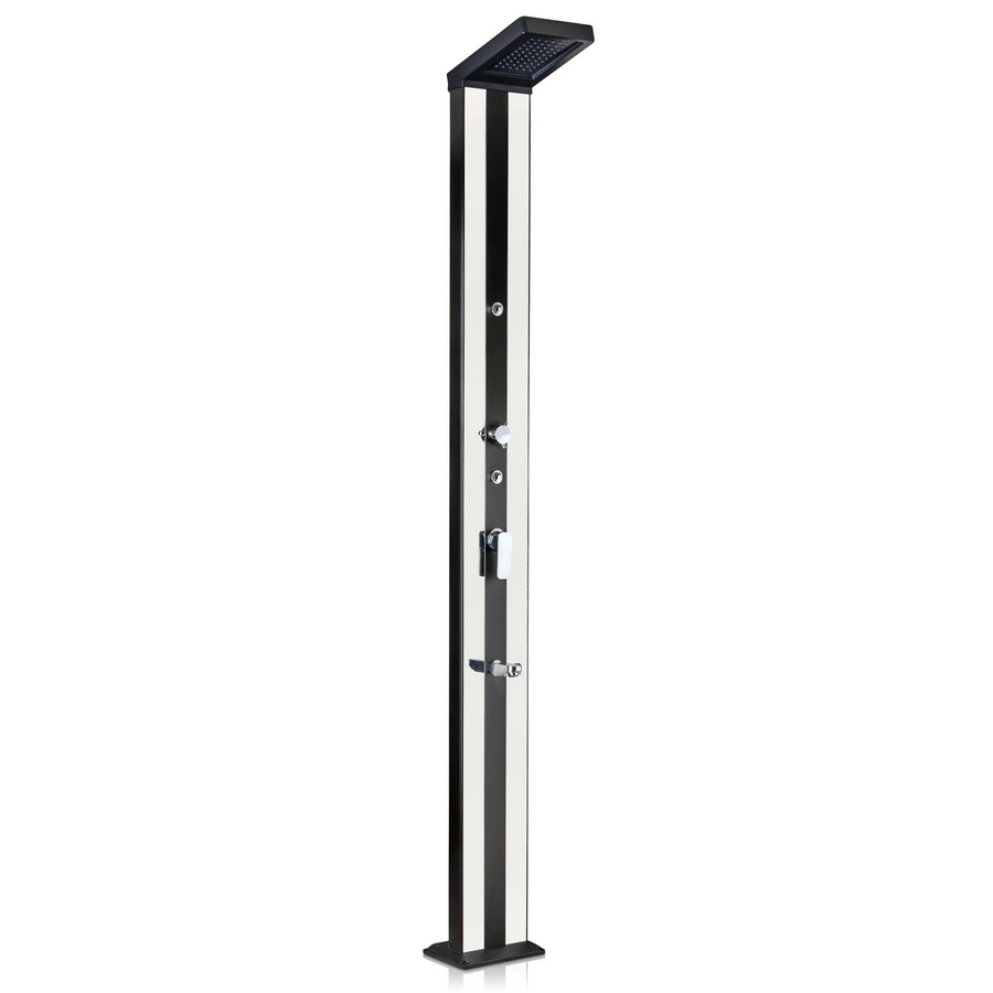 GRE Solardusche Luxe aus Aluminium in Grau mit 38 l Tank - Bild 2