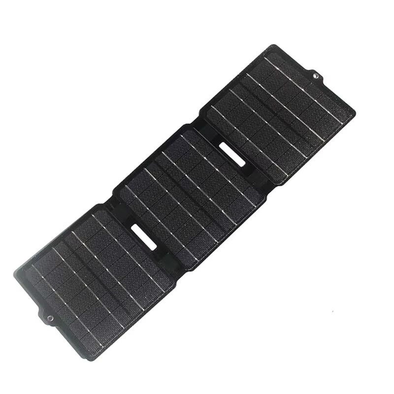 Luxuglow Faltbares Solarpanel 300 W mit Dual USB Ladegerät in Schwarz für Camping und Outdoor - Bild 2