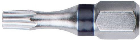 KS Tools TORSIONpower TX-Bit TB 30 mit Bohrung, Antrieb: 1/4 Zoll (6,3 mm), Länge: 25 mm, Farbe: Silber - Bild 1
