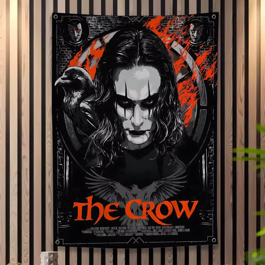 Beast Kingdom C-Crow Horrorfilm Cartoon Wandbehang Banner Dekoration, Mehrfarbig, B: 70 cm, H: 50 cm - Bild 3