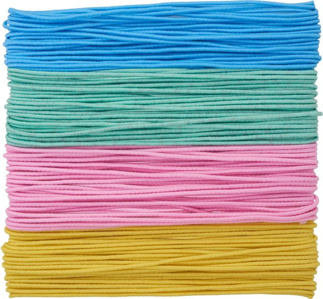 Folia Gummischnüre in Multicolour Pastell - Bild 1