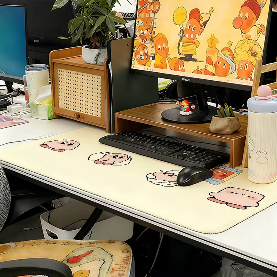 K-Kirby Star Gaming Mauspad Sakura Anime Design in Weiß - Bild 3