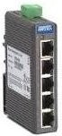 Moxa EtherDevice Switch EDS-205 Desktop Switch mit 5 x 10/100 Mbit/s Ethernet/LAN in Schwarz - Bild 1