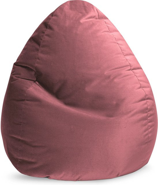 Sitting Point Sitzsack Marla XXL BeanBag in Altrose mit Samt-Optik und 300 Litern Volumen - Bild 1