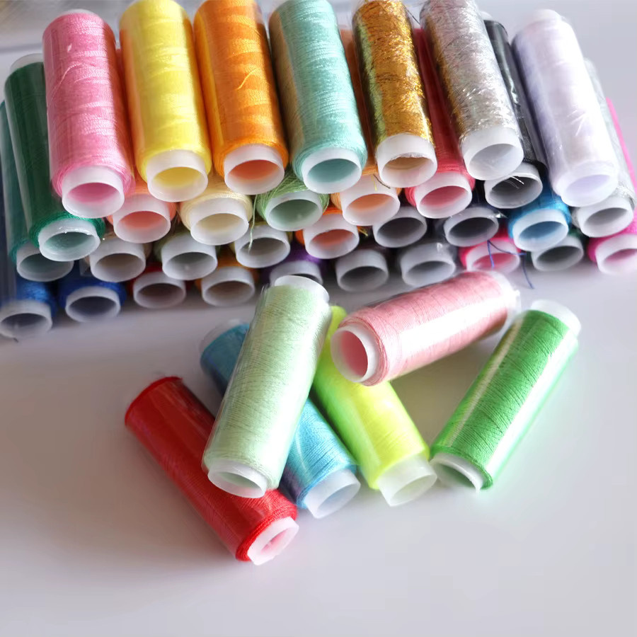 NOTIONSLAND Stickgarn-Set mit 39 Farben für Stickerei, Quilten und zum Hand- sowie Maschinennähen, Multicolour - Bild 3