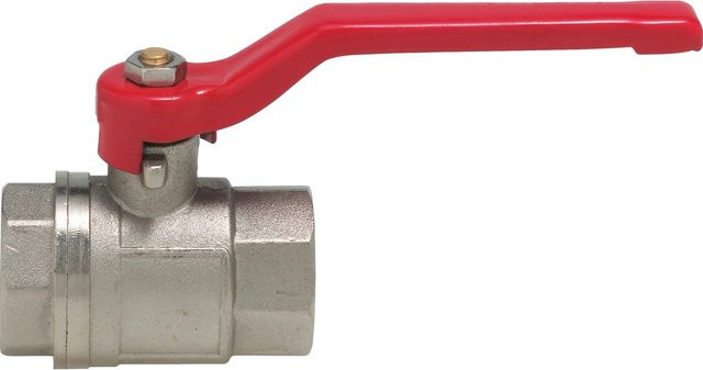 Kugelhahn 24,1 mm Rp 3/4 Innengewinde matt verchromt - Bild 1