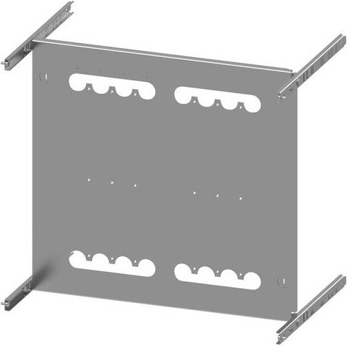 Siemens SIVACON S4 Montageplatte 3VA23 (400A), 3VA24 (630A), 4-polig, Festeinbau mit RCD, grau - Bild 1