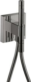 Hansgrohe Axor Starck Organic Duschset mit Stabhandbrause 2-Strahl in Mattschwarz - Bild 1