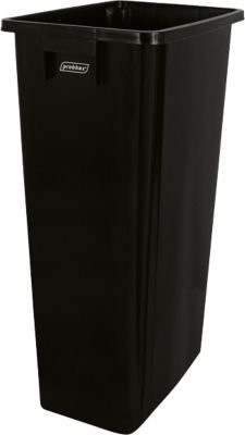Wertstoffsammler Probbax MixMatch Schwarz, Volumen 80 l, mit Griff und ohne Deckel, B: 46,0 cm, T: 32,0 cm, H: 76,2 cm - Bild 1