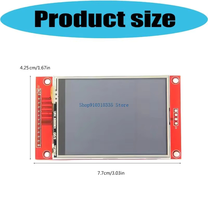 2,4 Zoll TFT-Display mit SPI-Schnittstelle in Rot für verschiedene Geräte - Bild 4