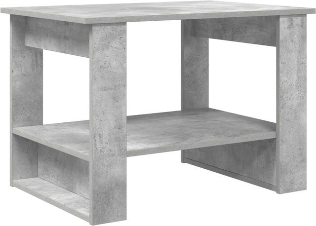 vidaXL Couchtisch in Grau im modernen Design aus Holzwerkstoff, B/T/H: 72 x 50 x 50 cm - Bild 1